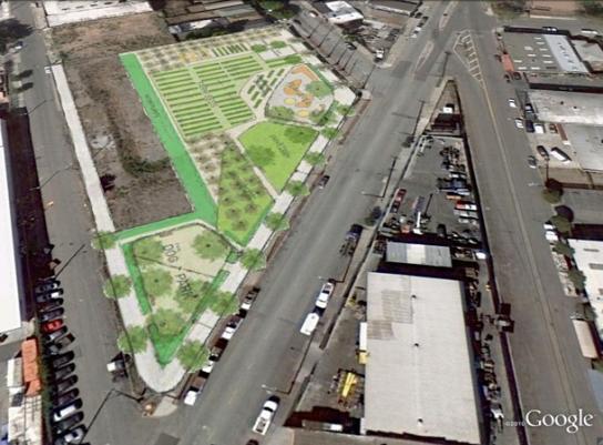 Earth View of Proposed Park/Farm
