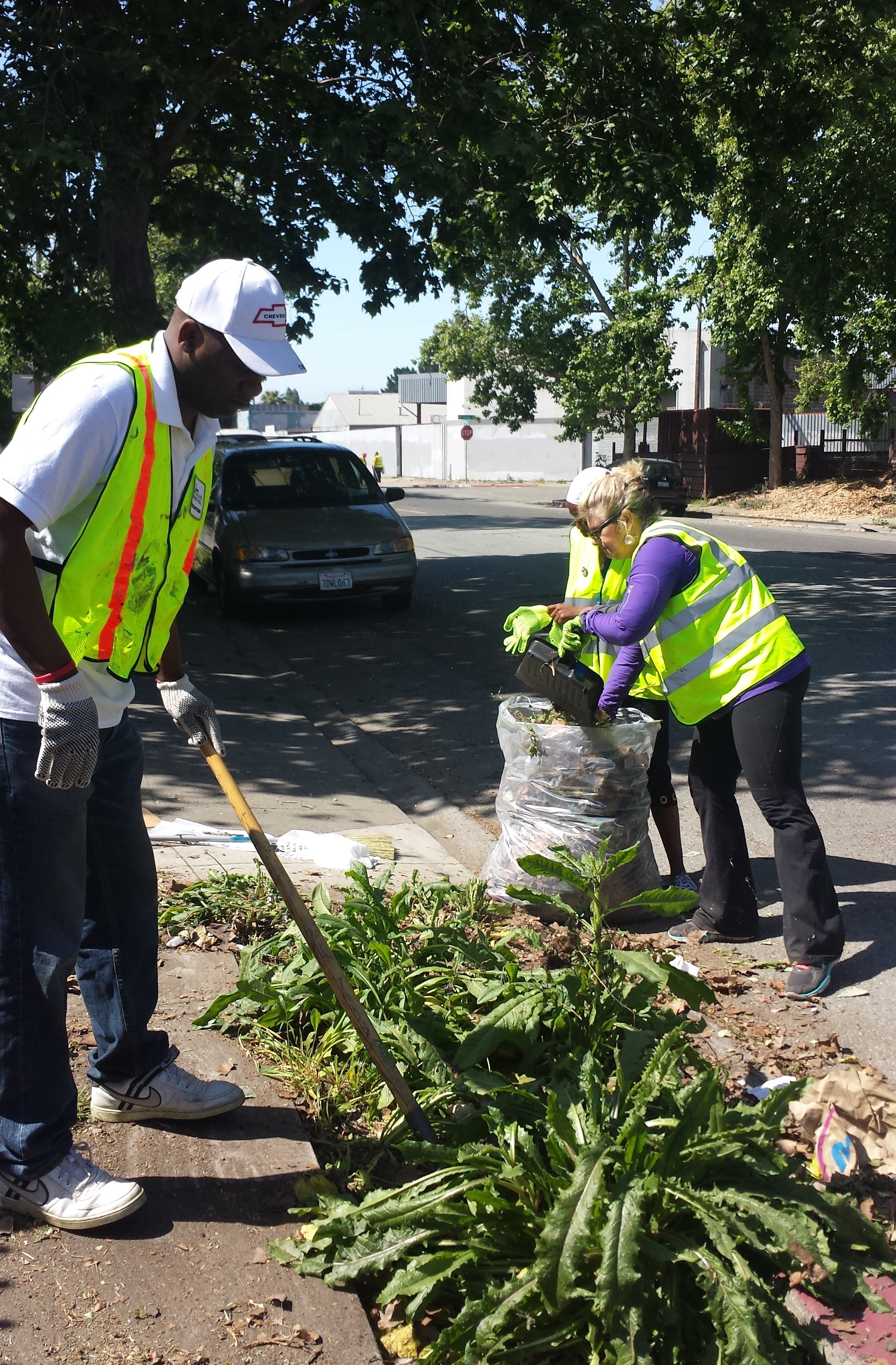 Volunteers at Earth Day 2015