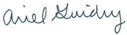 Ariel Guidry Signature Ariel Guidry Signature
