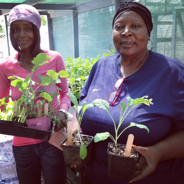 Backyard Gardeners Barbara and Sharonda Backyard Gardeners Barbara and Sharonda