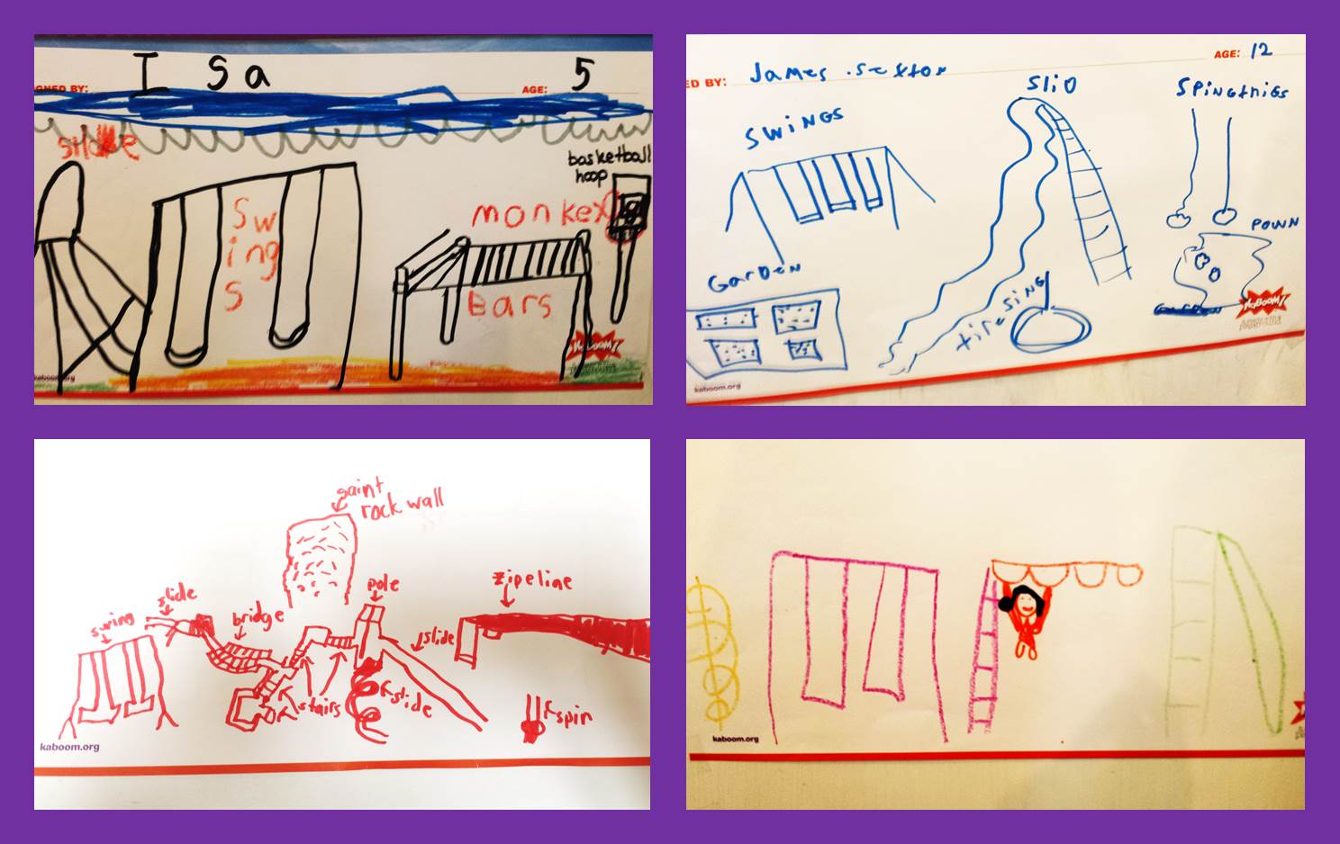 Playground drawings from Design Day Playground drawings from Design Day